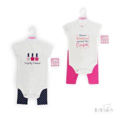 BG106: Girl Bodysuit & Pant Set (NB-9 Months)
